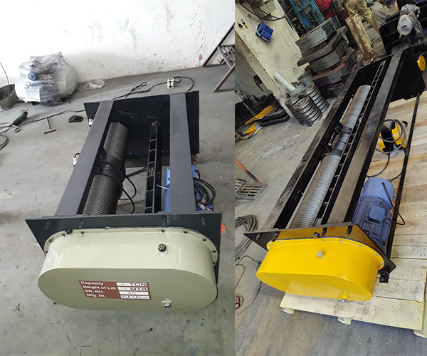BASE MOUNTED WIRE ROPE HOIST